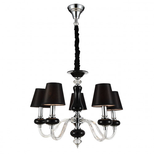люстра дизайнерская hidden хром черная в Нижневартовске