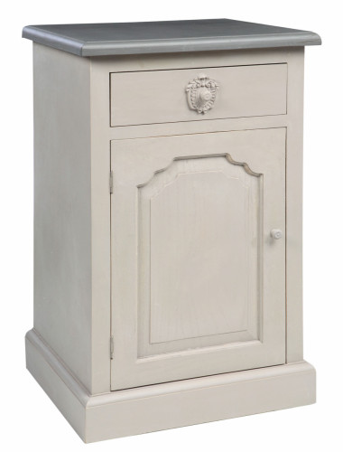 тумбочка прикроватная жемчужина comptoir de famille белая в Нижневартовске