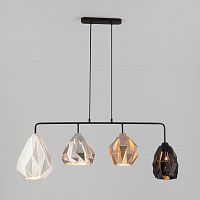 подвесная люстра eurosvet moire 50084/4 черный в Нижневартовске