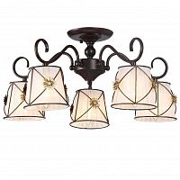 потолочная люстра arte lamp 72 a5495pl-5br в Нижневартовске