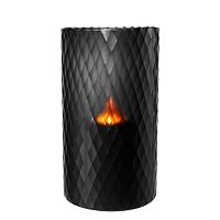 подсвечник стеклянный с ромбами черный morton l от eichholtz, 36 см в Нижневартовске