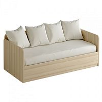 кровать деревянная односпальная 90х200 бежевая play в Нижневартовске