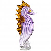 статуэтка морской конек желто-сиреневая 11,5х7,5х24 см в Нижневартовске
