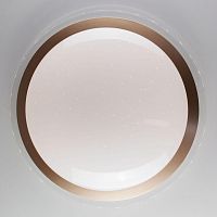 потолочный светодиодный светильник eurosvet fusion 40004/1 led матовое золото в Нижневартовске