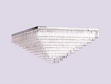 потолочная люстра newport 31156/pl nickel матовый никель, белая в Нижневартовске