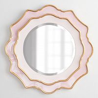 зеркало круглое в фигурной раме розовое дороти в Нижневартовске