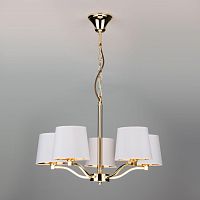 подвесная люстра eurosvet felicia 70073/5 золото в Нижневартовске