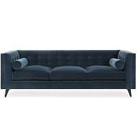 диван jack 2 трехместный прямой синий в Нижневартовске