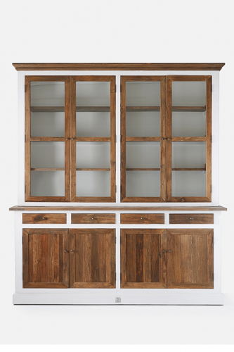 буфет дерево с историей большой белый с коричневым в Нижневартовске