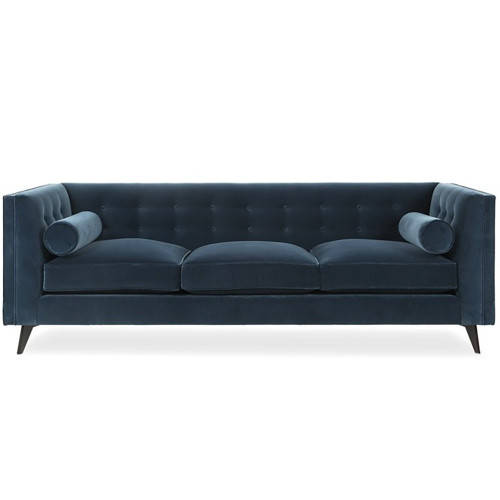 диван jack 2 трехместный прямой синий в Нижневартовске