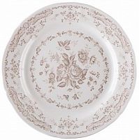 тарелка обеденная с рисунком бежевая камилла lv в Нижневартовске