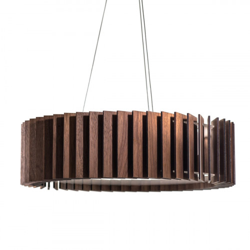 люстра ротор шпон ореха d45 коричневая в Нижневартовске