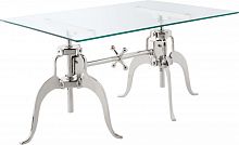 консоль regan белая с прозрачной столешницей в Нижневартовске