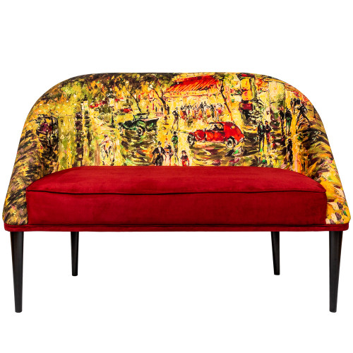 диван «бульвар в париже» прямой мультиколор в Нижневартовске