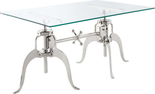 консоль regan белая с прозрачной столешницей в Нижневартовске