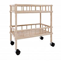 стол сервировочный mok бежевый, черный в Нижневартовске