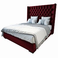 кровать большая 200х200 jackie king красная в Нижневартовске