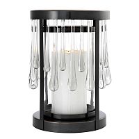 подсвечник черный со стеклянными каплями hancock l от eichholtz, 33 см в Нижневартовске