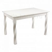 стол деревянный раскладной krono белый в Нижневартовске