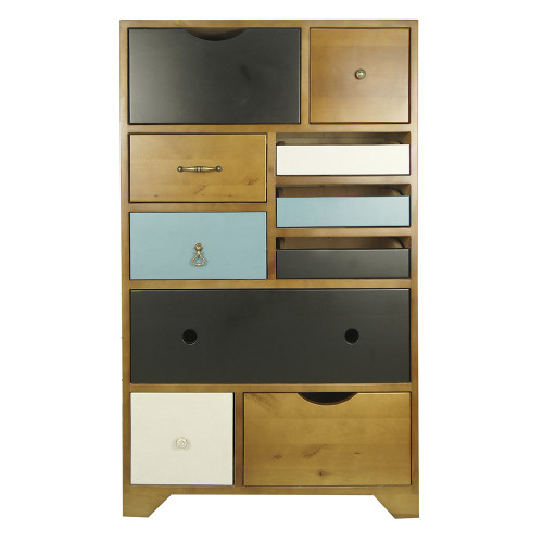комод универсальный «aquarelle birch» 10 ящиков разноцветный в Нижневартовске