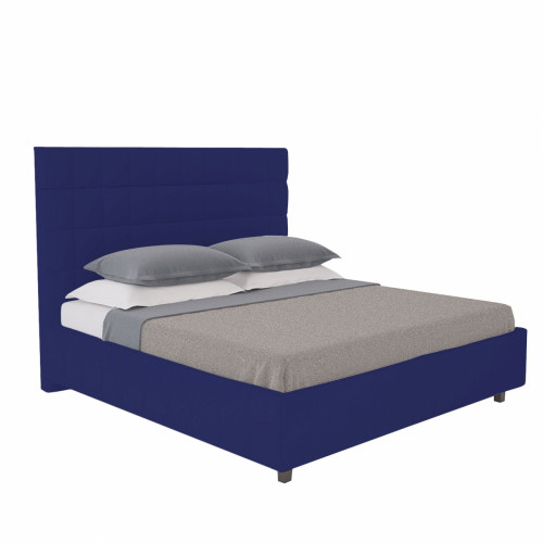 кровать двуспальная 160х200 синяя shining modern в Нижневартовске