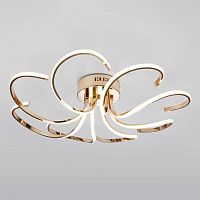 потолочный светодиодный светильник eurosvet wisteria 90096/8 золото в Нижневартовске