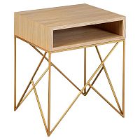 прикроватная тумба prince gold светлая дуб золотой, светлая дуб в Нижневартовске