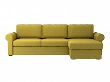 диван peterhof угловой желтый с оттоманкой с емкостью для хранения в Нижневартовске