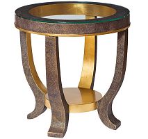 стол журнальный bertram ii коричневый, золотой в Нижневартовске