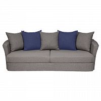 диван california прямой серый с синим в Нижневартовске