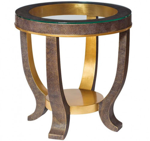 стол журнальный bertram ii коричневый, золотой в Нижневартовске