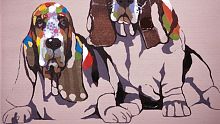 картина маслом бассет хаунд в Нижневартовске