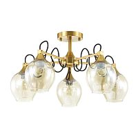 потолочная люстра lumion megan 3777/5c желтая в Нижневартовске