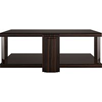 стол журнальный silver metal cct21-1 коричневый в Нижневартовске