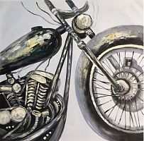 картина маслом мотоцикл - 2 в Нижневартовске