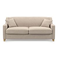 диван halston трехместный прямой бежевый в Нижневартовске