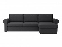 диван-кровать peterhof угловой серый с емкостью для хранения с оттоманкой в Нижневартовске