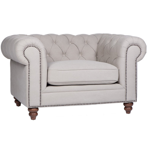 кресло льняного цвета честер в Нижневартовске