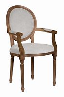 кресло с овальной спинкой медальонсветлый лён, светлый дуб в Нижневартовске