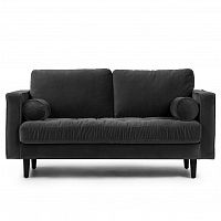 диван lucia двухместный тёмно-серый велюр р в Нижневартовске