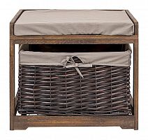 банкетка «монсоро» коричневая с корзиной в Нижневартовске