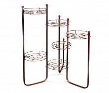 подставка для цветов kaskad 3 медь коричневая в Нижневартовске