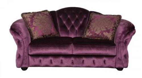диван bellissimo прямой фиолетовый в Нижневартовске