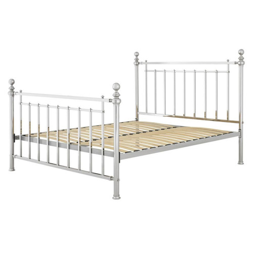 кованая двуспальная кровать 180х200 хром blair в Нижневартовске