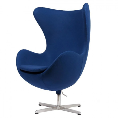 кресло egg cotton синее в Нижневартовске