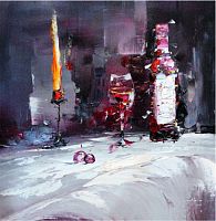 картина маслом вино и свечи в Нижневартовске