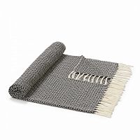 плед chemps 130x170 черный белый от la forma (ex julia grup) в Нижневартовске