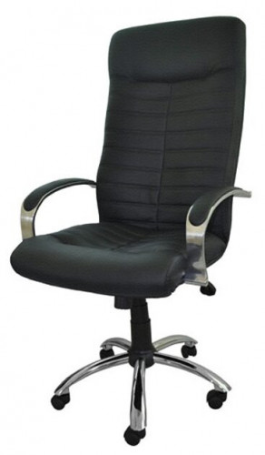 кресло для руководителя орион 1х эко-кожа, цвет чёрный, высокая спинка в Нижневартовске