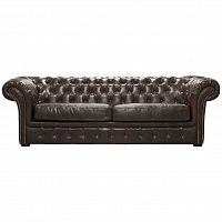 диван gd-pjs06603-pj530 трехместный прямой коричневый в Нижневартовске