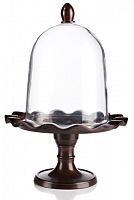 сервировочный поднос с куполом crystal dome dark в Нижневартовске